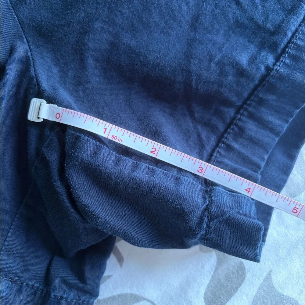 J. Crew Navy Cotton Mid-Rise Shorts - Picture 5 of 5